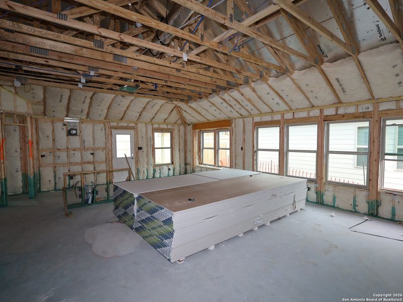 In-progress construction of a new home in Greenspoint Heights, Seguin, TX (Image 32).