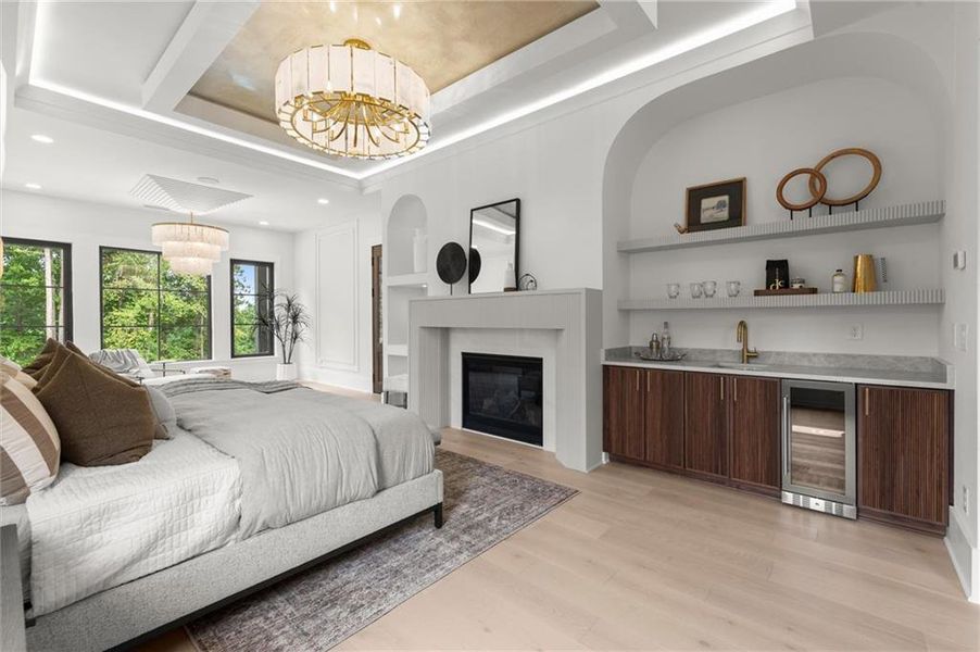 Furnished interior view inside a new home in , Alpharetta (Image 9).
