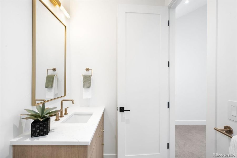 Furnished interior view inside a new home in , Denver (Image 35).