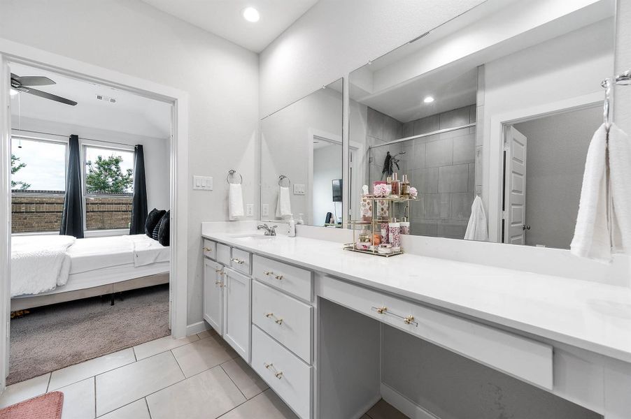 Furnished interior view inside a new home in , Beasley (Image 26).
