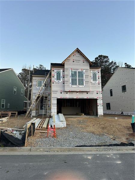In-progress construction of a new home in , Buford, GA (Image 12).