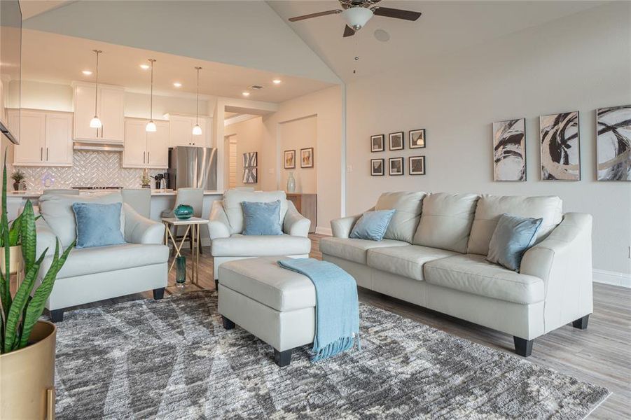 Furnished interior view inside a new home in , McKinney (Image 9).