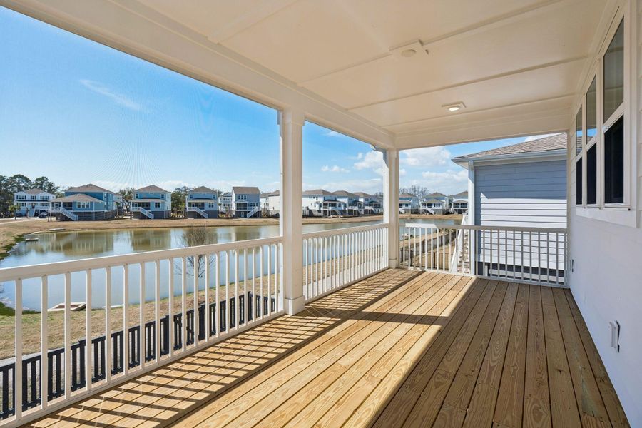 Exterior details and patio area of a home in Liberty Hill Farm, Mount Pleasant (Image 4).