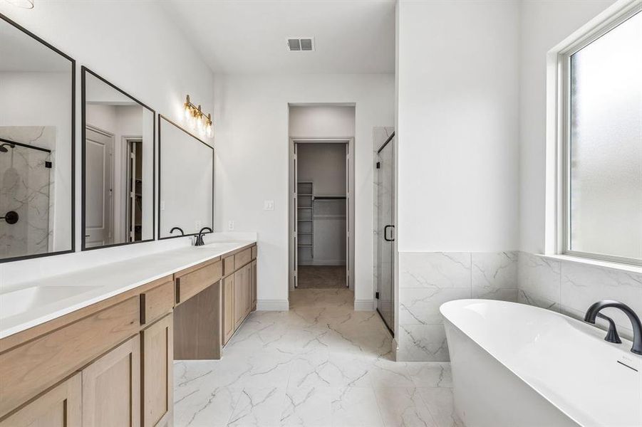 Furnished interior view inside a new home in Timberbrook, Justin (Image 6).
