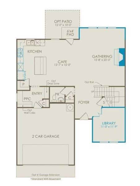 2D floor plan layout of this home in Hunters Creek, Flowery Branch, GA (Image 3). 2D floor plan layout of this home in Hunters Creek, Flowery Branch, GA (Image 3).