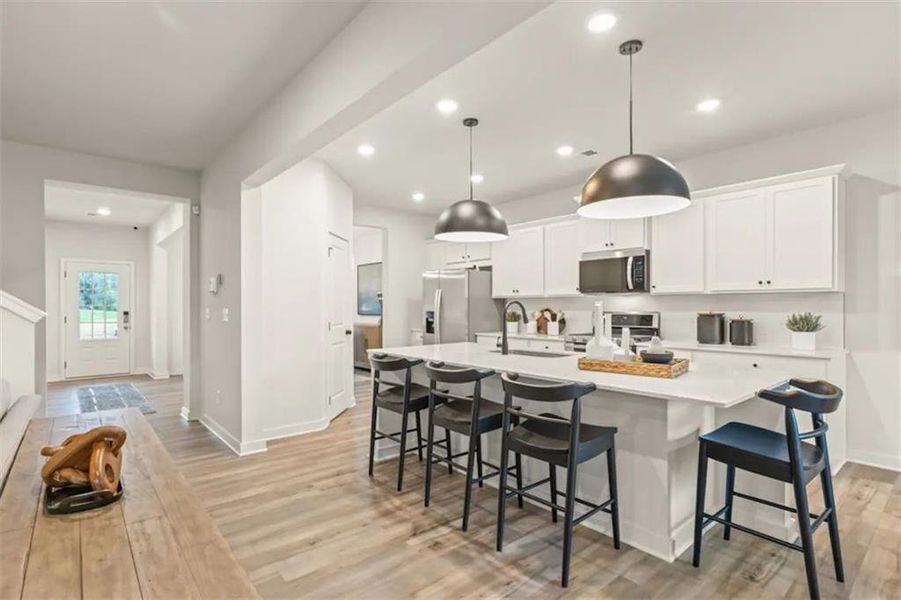 Furnished interior view inside a new home in Brookshire Manor, Canton (Image 13).