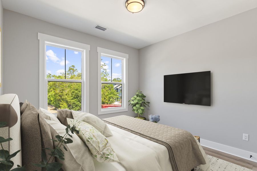 Furnished interior view inside a new home in The Shoal, Santa Rosa Beach (Image 15). Furnished interior view inside a new home in The Shoal, Santa Rosa Beach (Image 15).