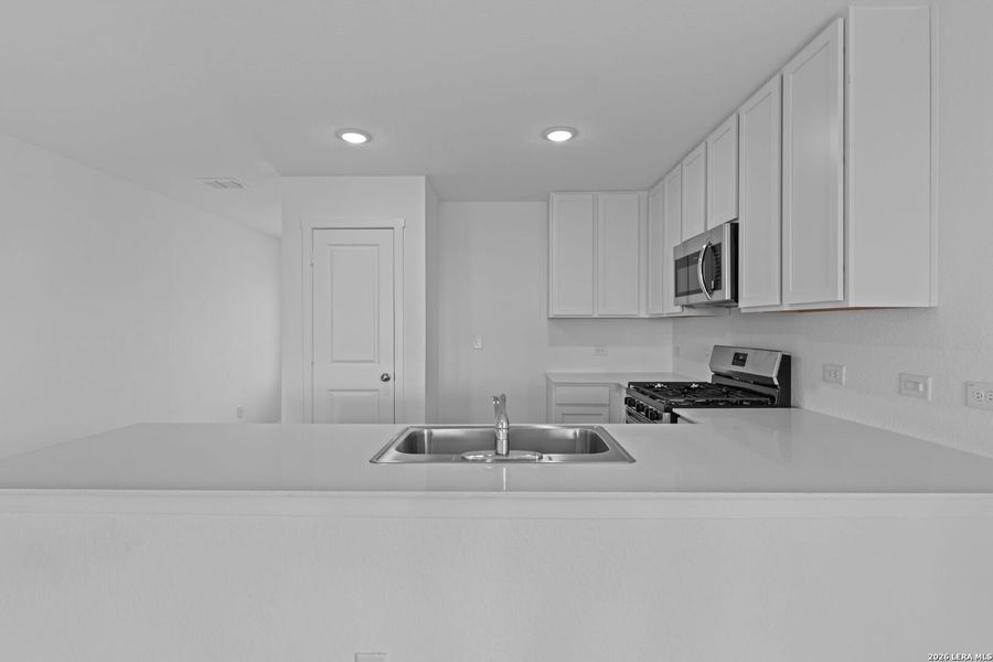 Furnished interior view inside a new home in Hightop Ridge, Converse (Image 11). Furnished interior view inside a new home in Hightop Ridge, Converse (Image 11).