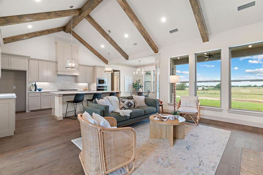 Furnished interior view inside a new home in , Decatur (Image 8). Furnished interior view inside a new home in , Decatur (Image 8).