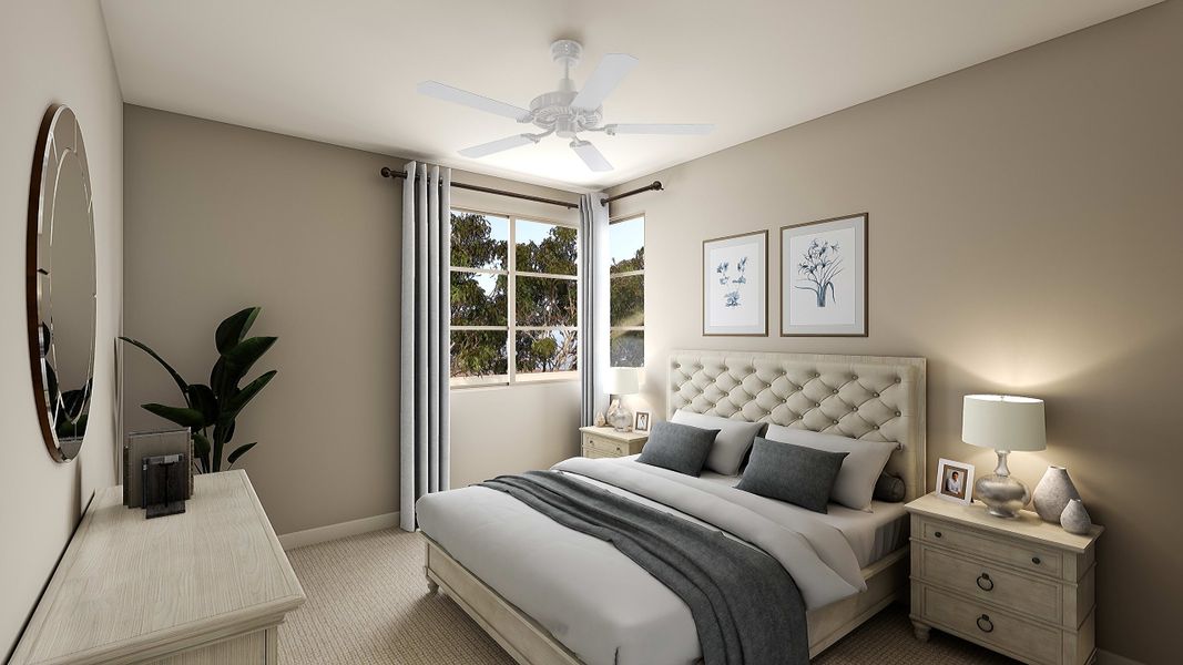 Representative furnished interior of a home built from the Vineyard Plan 3004 by Tri Pointe Homes in Waterston Central, Gilbert (Image 8).