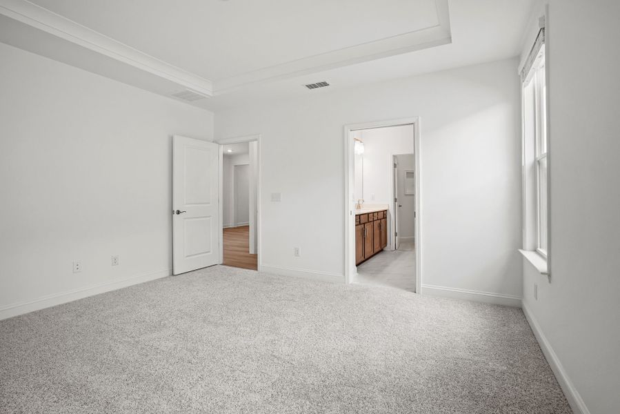 Spacious, unfurnished interior of a new home in Carolina Riverside, Belmont (Image 24). Spacious, unfurnished interior of a new home in Carolina Riverside, Belmont (Image 24).