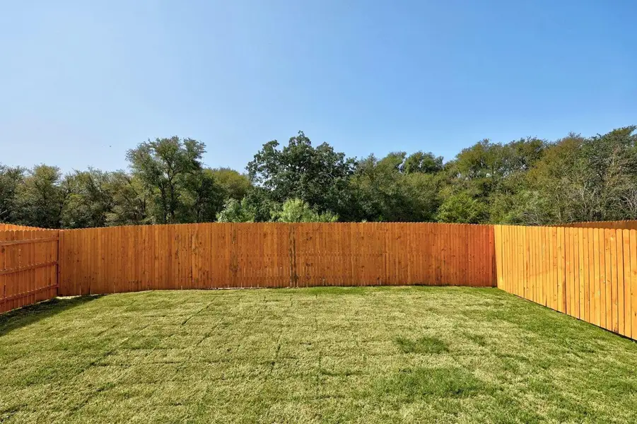 Exterior details and patio area of a home in Trinity Ranch, Elgin (Image 3).