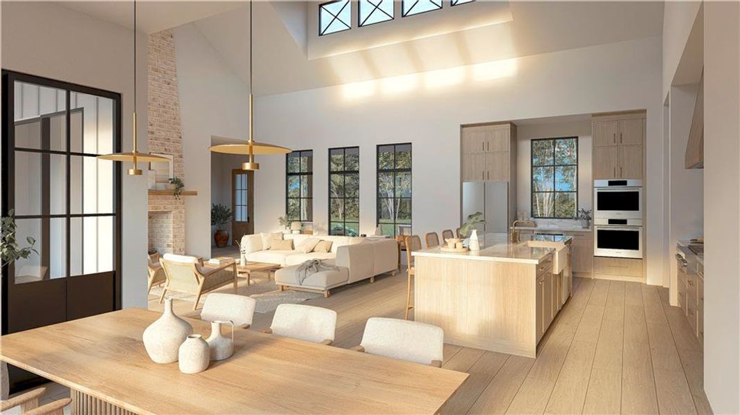 Furnished interior view inside a new home in , Pendergrass (Image 6).