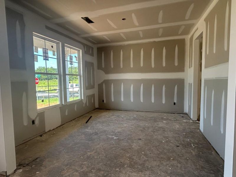 In-progress construction of a new home in Red Bird Manor, Jefferson, GA (Image 50).