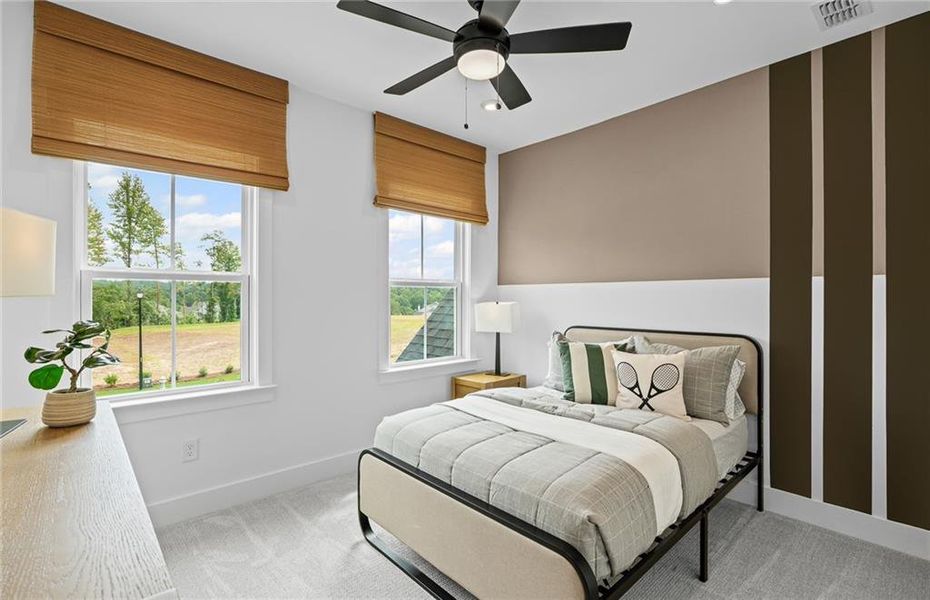 Furnished interior view inside a new home in Traditions of Braselton, Jefferson (Image 24).