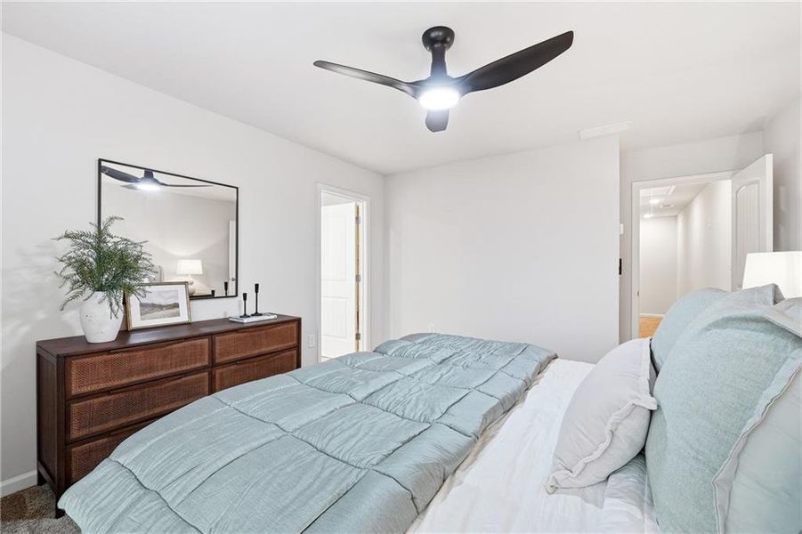 Furnished interior view inside a new home in Concord Oaks, Powder Springs (Image 7).