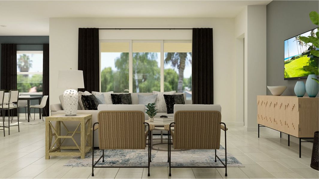 Daybreak family room Daybreak family room