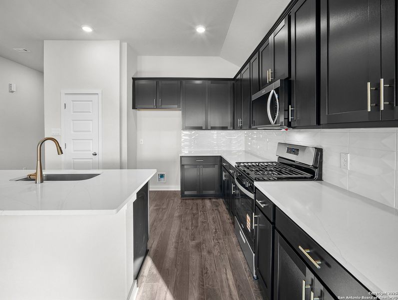 Furnished interior view inside a new home in Morgan Meadows, San Antonio (Image 8). Furnished interior view inside a new home in Morgan Meadows, San Antonio (Image 8).