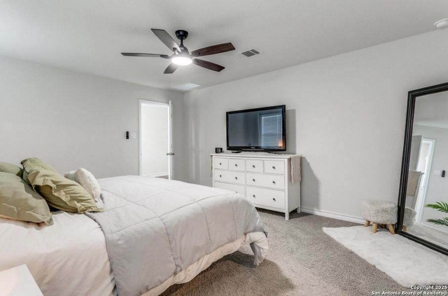 Furnished interior view inside a new home in Red River Ranch, Cibolo (Image 16).