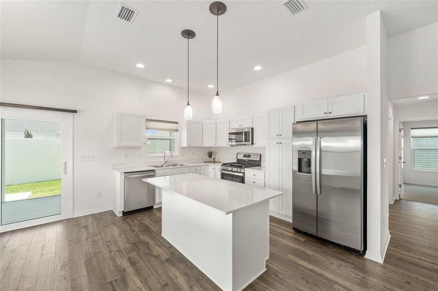 Furnished interior view inside a new home in , The Villages (Image 8).