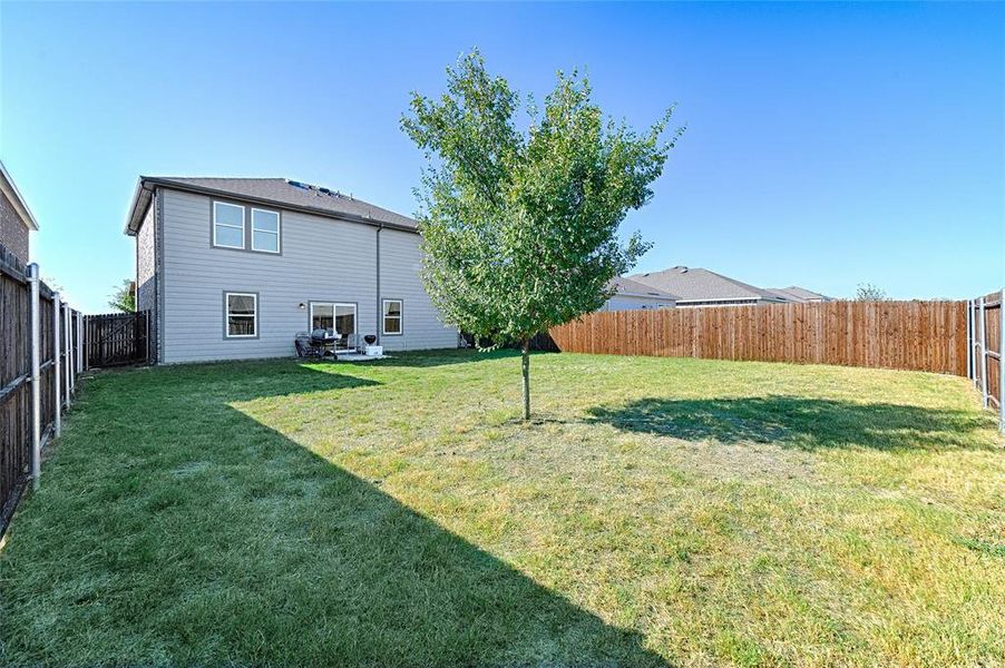 View of fenced backyard View of fenced backyard