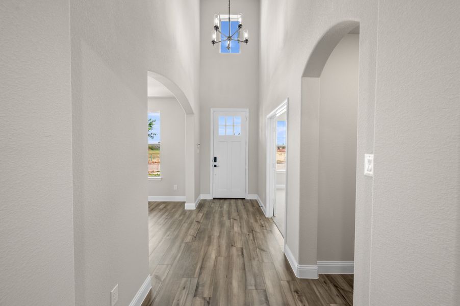 Spacious, unfurnished interior of a new home in Redden Farms, Midlothian (Image 13). Spacious, unfurnished interior of a new home in Redden Farms, Midlothian (Image 13).