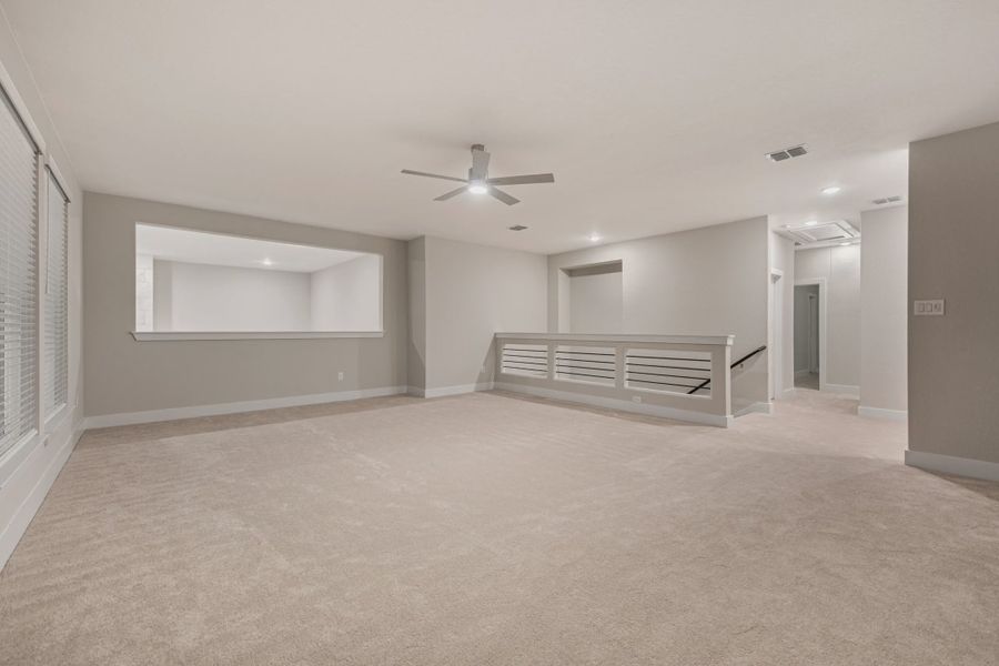 Representative unfurnished interior of a home built from the Rockwell by Chesmar Homes in Potranco Oaks 100's, Castroville (Image 15).
