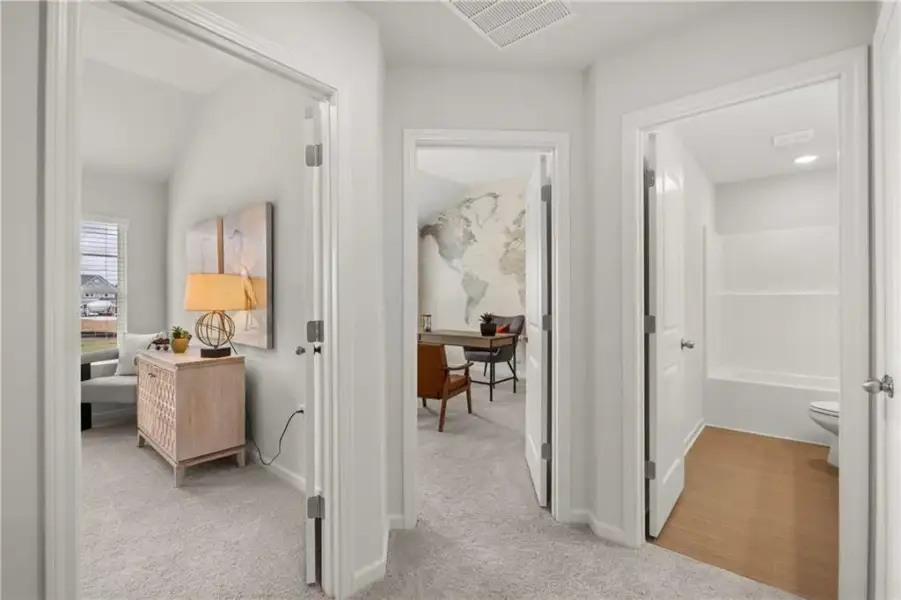 Furnished interior view inside a new home in Walden Park – The Retreat, Jonesboro (Image 35).