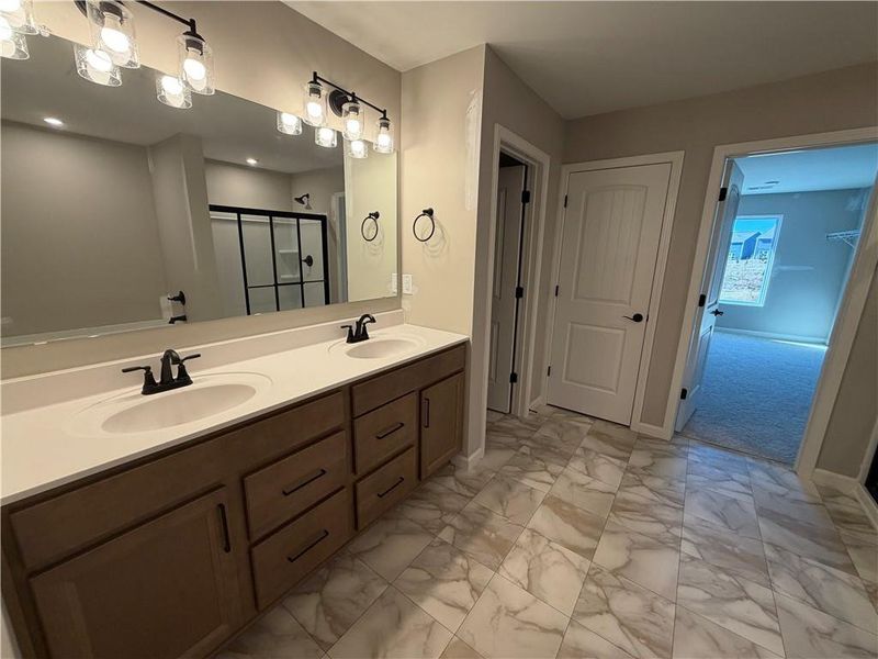 Furnished interior view inside a new home in Twin Lakes, Hoschton (Image 3).