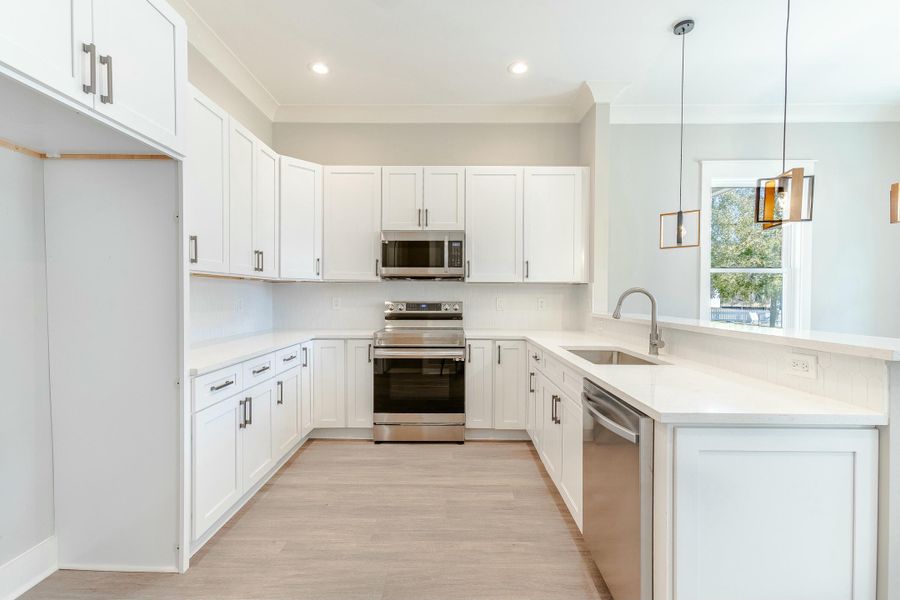 Furnished interior view inside a new home in , Summerton (Image 9).