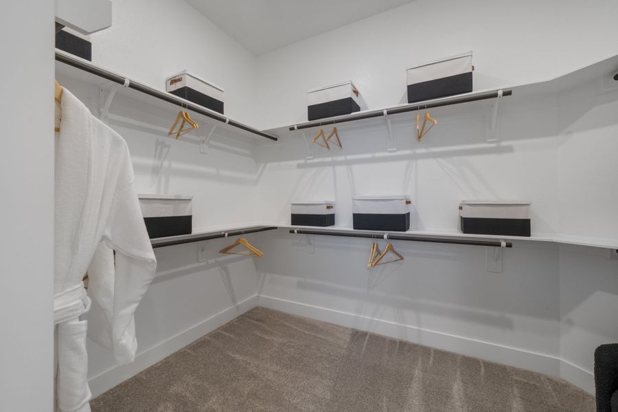 Furnished interior view inside a new home in The Highlands, Porter (Image 13).