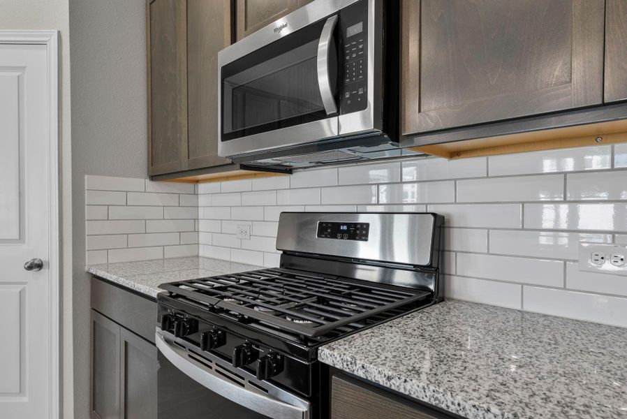 Close-up of interior finishes inside a home in Grand Central Park, Conroe (Image 14).