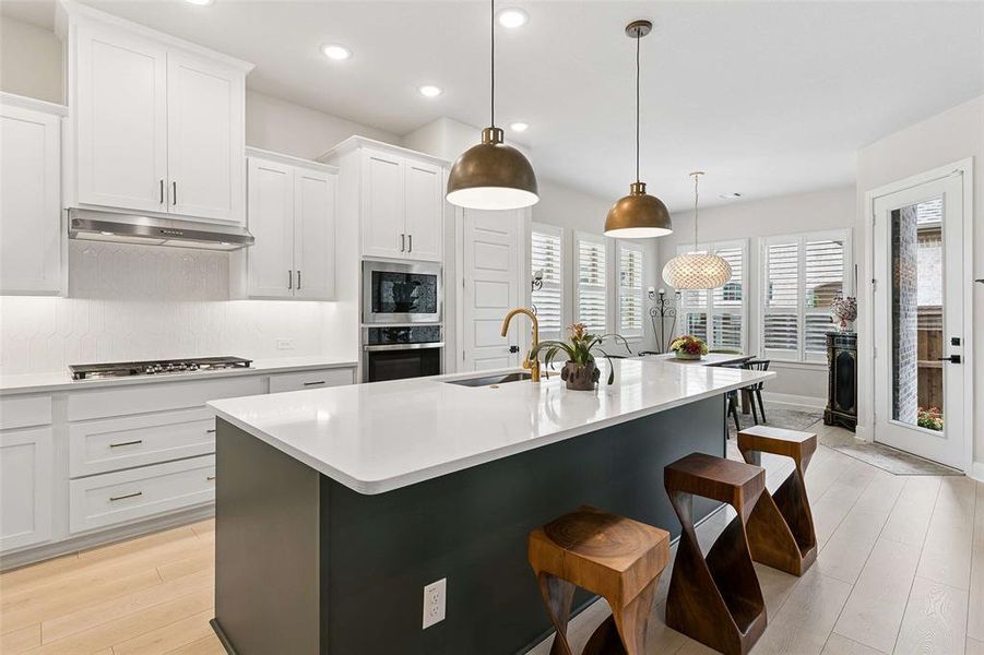 Furnished interior view inside a new home in Elements at Viridian - Garden Series, Arlington (Image 18).