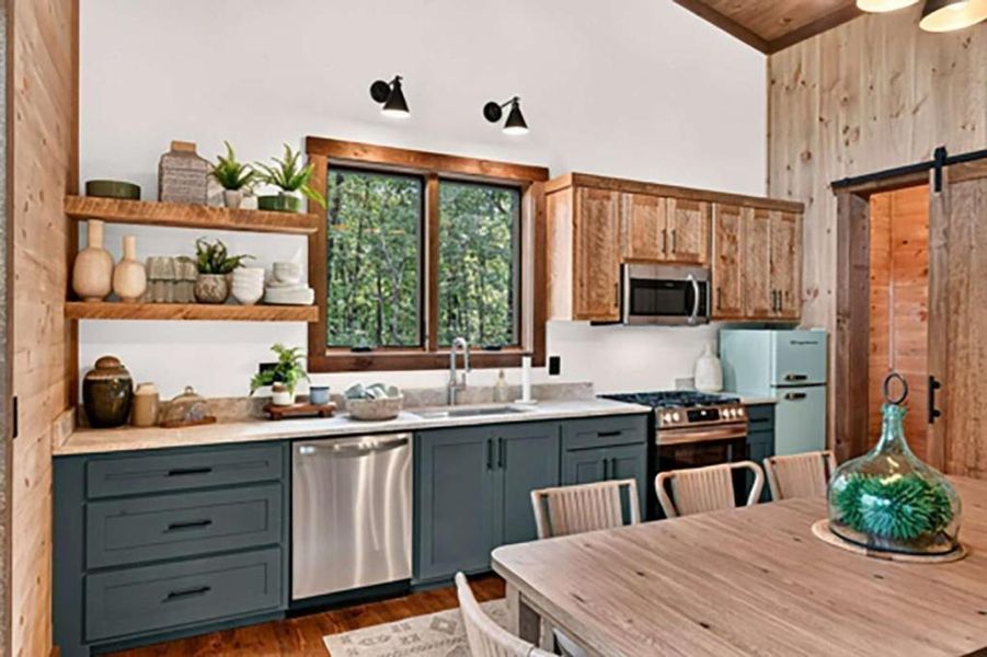Furnished interior view inside a new home in , Blue Ridge (Image 11).