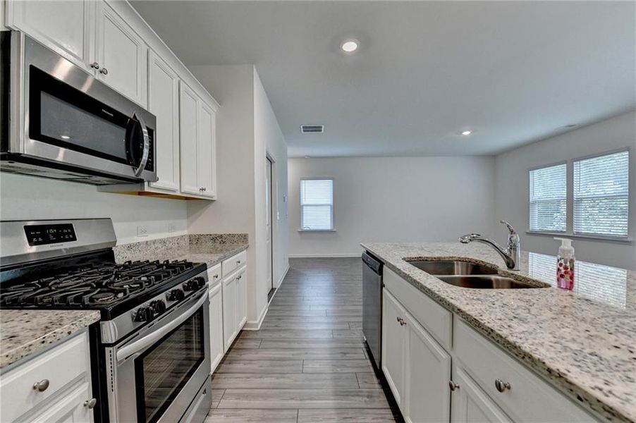 Furnished interior view inside a new home in , Braselton (Image 12).