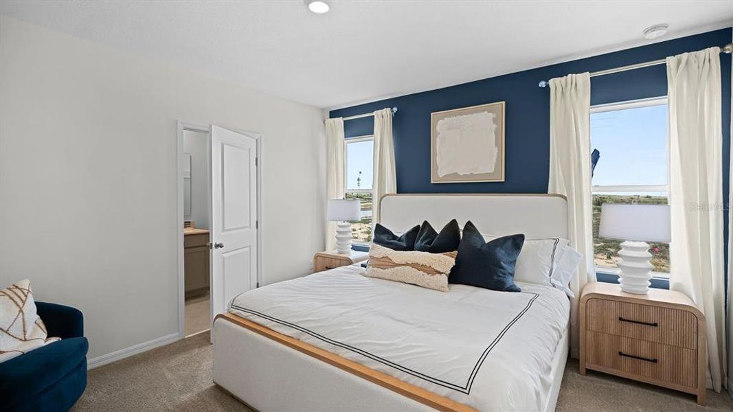 Furnished interior view inside a new home in Bradbury Creek, Haines City (Image 21).