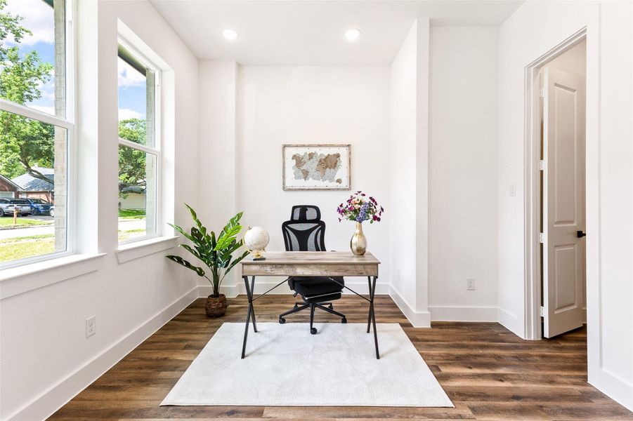 Furnished interior view inside a new home in , Spring (Image 10).