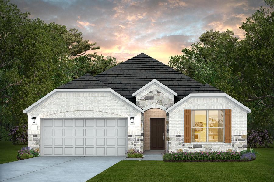 Front exterior of a home in the Nopal Valley community, located in San Antonio, TX (Image 17).