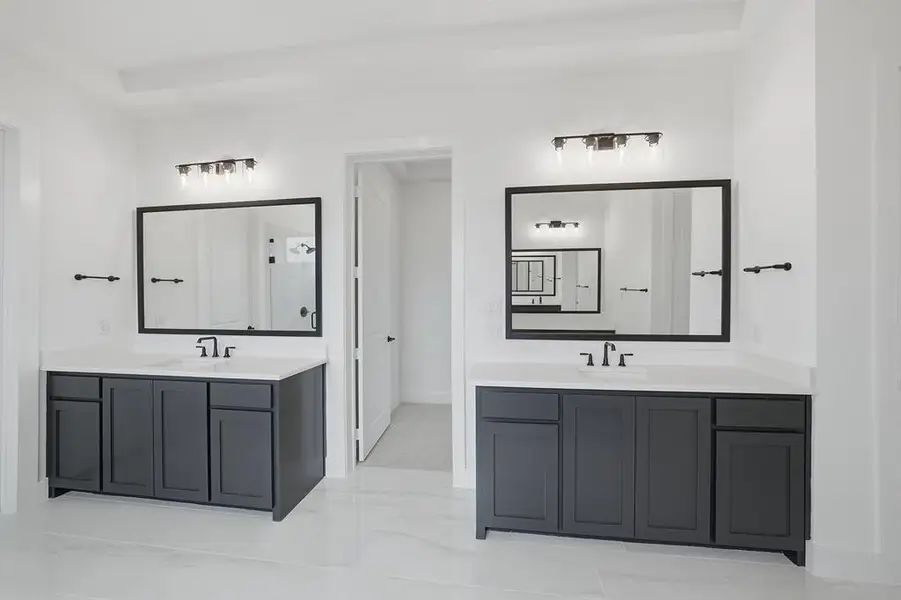 Furnished interior view inside a new home in , Prosper (Image 9).