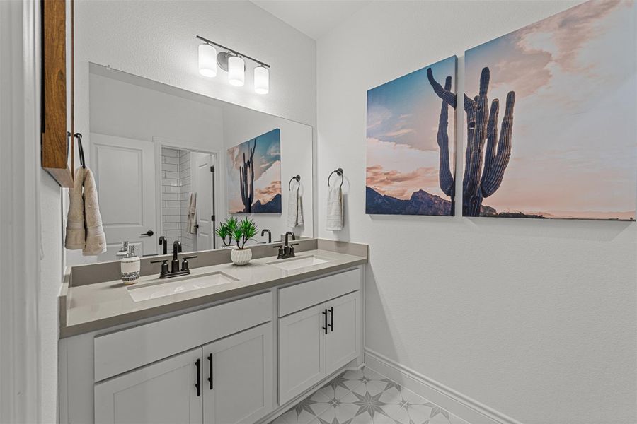 Furnished interior view inside a new home in Barksdale, Leander (Image 10).