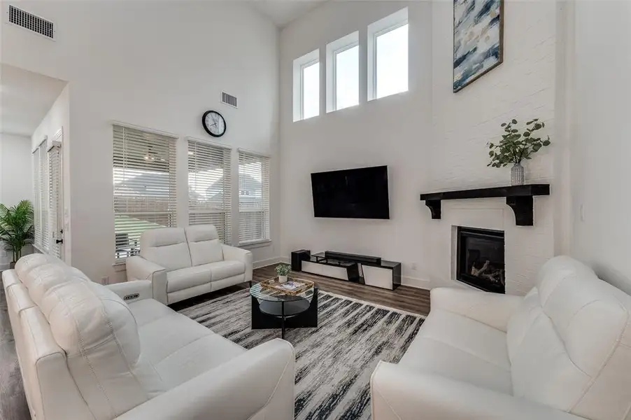 Furnished interior view inside a new home in Sandbrock Ranch: 50ft. lots, Aubrey (Image 15).