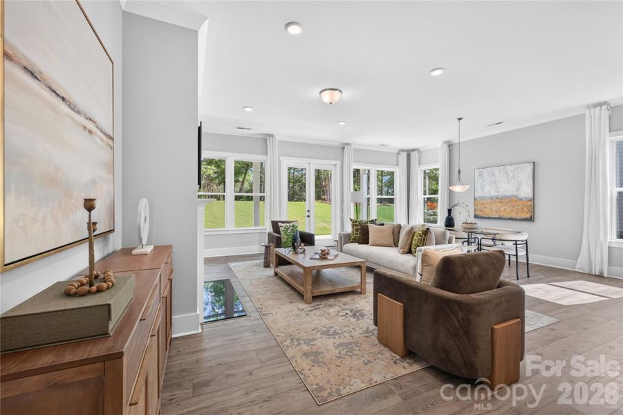 Furnished interior view inside a new home in Edgewater Lakeview On Your Lot, Lancaster (Image 13).