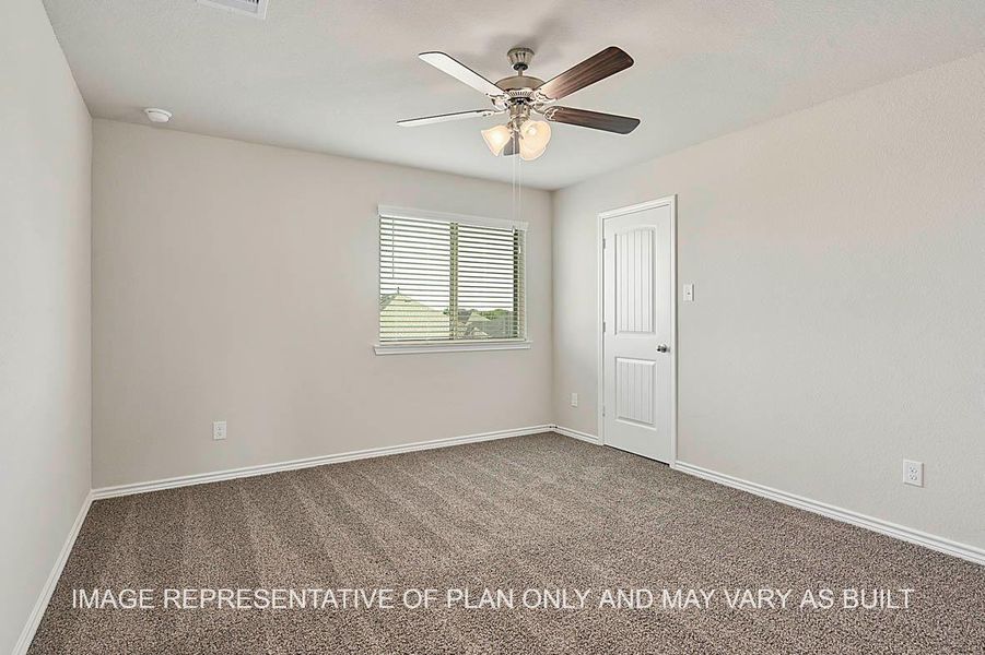 Spacious, unfurnished interior of a new home in Southern Pointe, College Station (Image 20).
