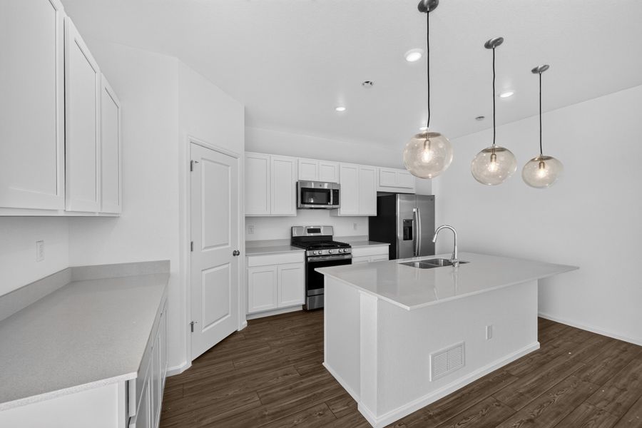 Furnished interior view inside a new home in Lake Bluff, Greeley (Image 3).
