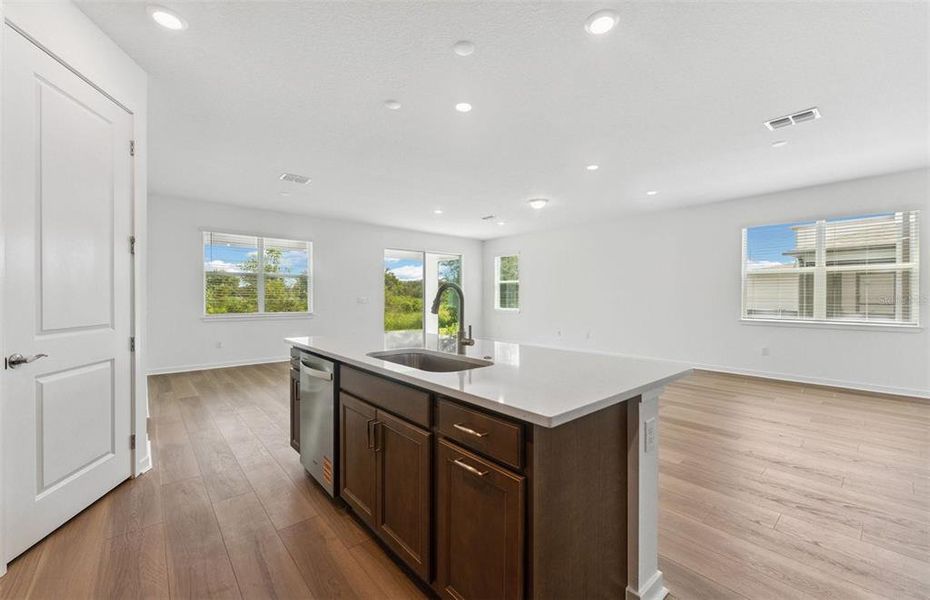 Furnished interior view inside a new home in Riverwood, Zephyrhills (Image 8).