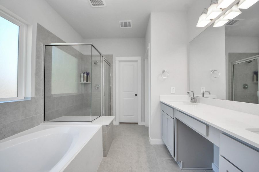 Furnished interior view inside a new home in , Woodbranch (Image 14). Furnished interior view inside a new home in , Woodbranch (Image 14).