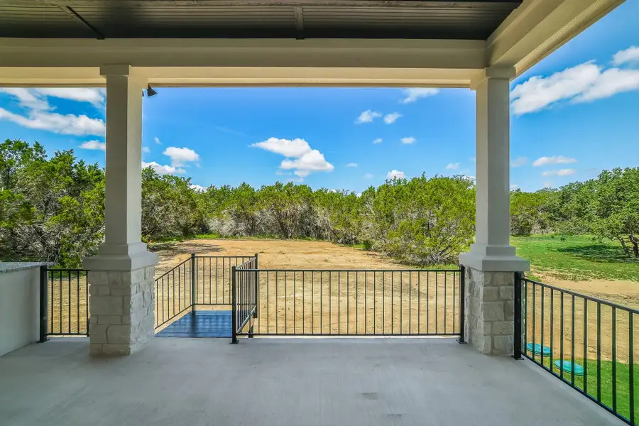Representative exterior details of a home built from the Siena III by Giddens Homes in Clearwater Ranch, Liberty Hill (Image 89).