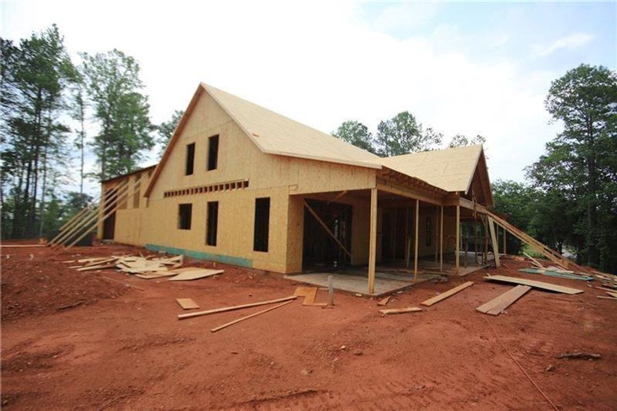 In-progress construction of a new home in , Carrollton, GA (Image 50).