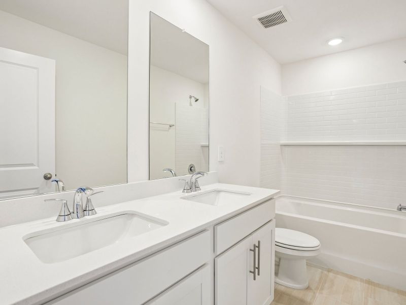 Furnished interior view inside a new home in Woodmont, Smyrna (Image 7). Furnished interior view inside a new home in Woodmont, Smyrna (Image 7).