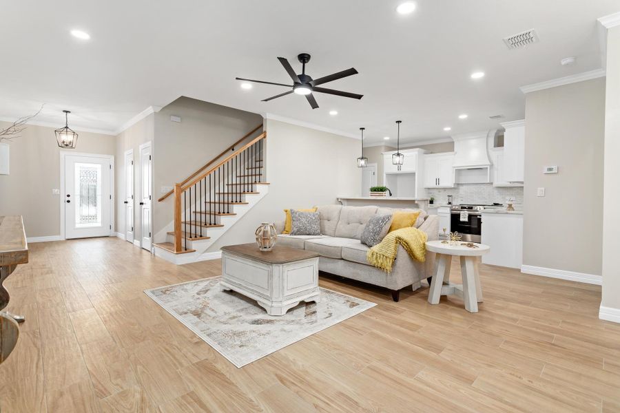 Furnished interior view inside a new home in , Neches (Image 11).